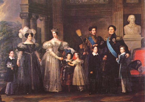 Bernadotte Family, 1837, by Fredrik Westin; Gripsholm Castle