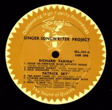 EKL-299 Singer Songwriter Project/ Elektra - mono - original label 7-65