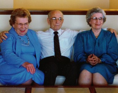 Helen, Kenneth, and Lois Zetterberg, circa 1975